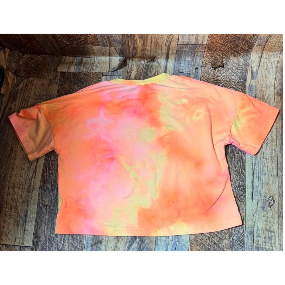 Dad + Me Tie Dye‎ Kids Outfit Set, Short Sleeve Crop Top & Shorts-6T